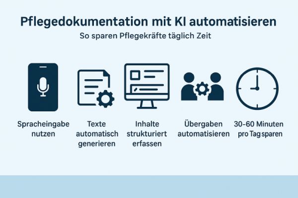 Pflegedokumentation mit KI automatisieren – So sparen Pflegekräfte täglich Zeit